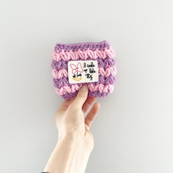 ✨ NWT Disney Daisy Duck Inspired Cup Cozy | Handmade - Picture 1 of 3